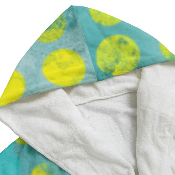 Bunter Bademantel Eddy aus Flanell – flauschig & farbenfroh, Größen S–2XL